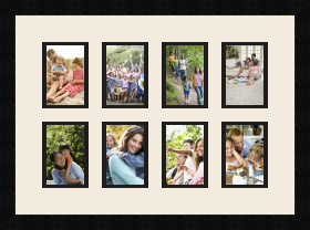 8 openings collage picture frame
