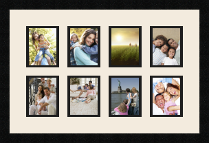 8 openings collage picture frame